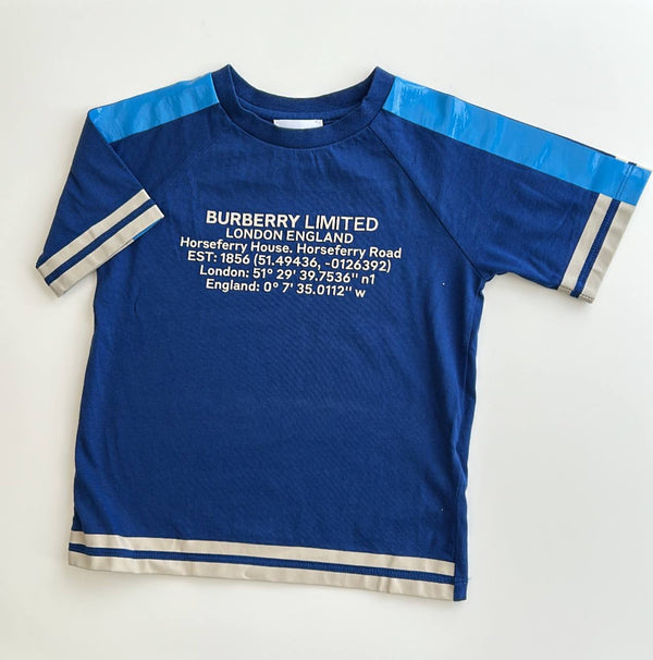 Burberry tee age 3