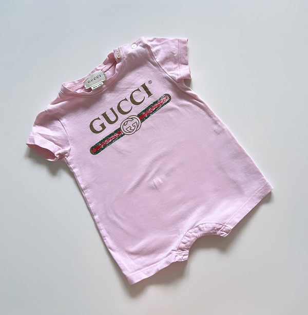 Gucci romper 3/6m