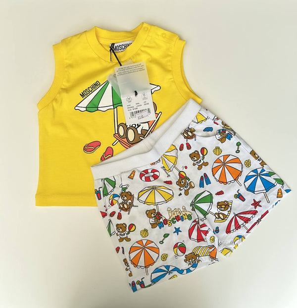 Moschino set 9/12, 12/18, 18/24, age 2, 3