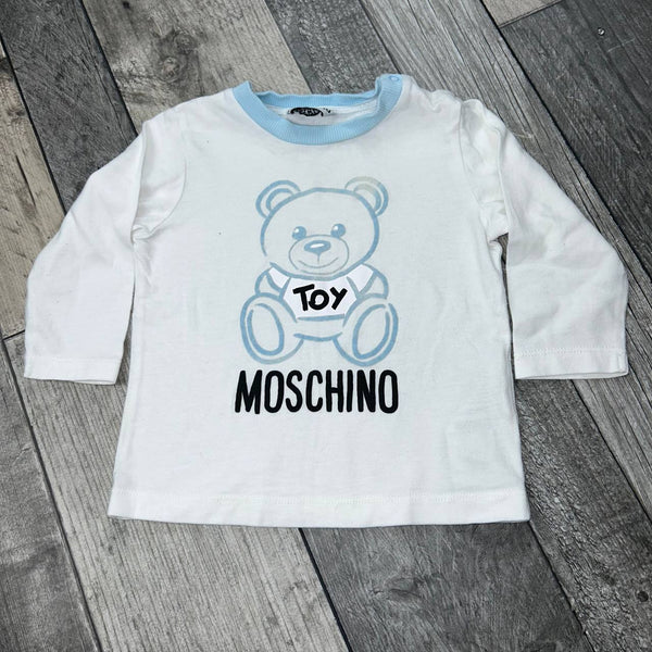 Moschino long sleeve tee 9-12M